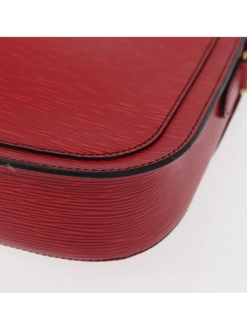 Authentic LOUIS VUITTON Epi Saint Cloud GM Shoulder Bag Red M52197 LV